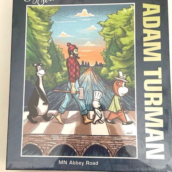 Adam Turman Jigsaw Puzzle. MN Abbey Road 1000 Interlocking Pieces Sealed - Picture 2 of 5